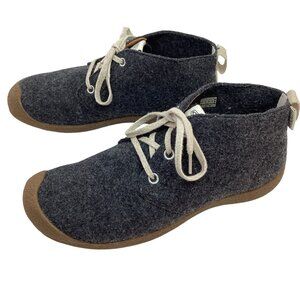 Keen Mosey Wood Chukka Wool Felt Ankle Boots Mens 10.5 Gray Casual Wear